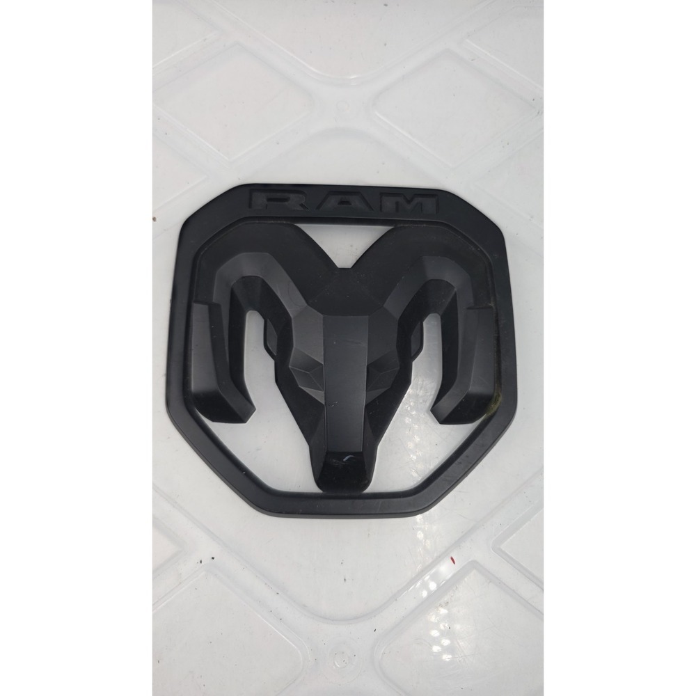 Ram 1500 2500 3500 Head Logo Emblem-Tailgate  Black